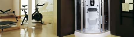 Hydromasážní boxy: Rohová sprcha DP - 001